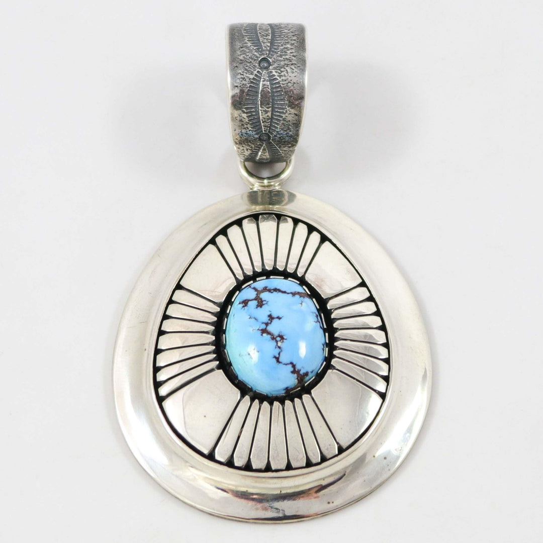 Golden Hills Turquoise Pendant by Al Joe - Garland's