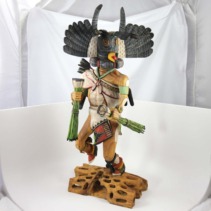 Great Horned Owl Kachina by Eric Roy - Garland's