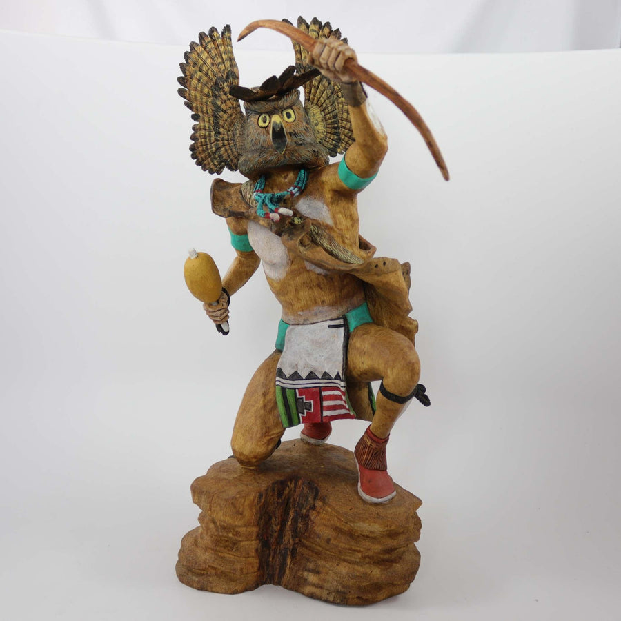 Great Horned Owl Kachina by Raymond Chee - Garland's