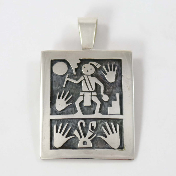 Hopi Overlay Pendant by Augustine Mowa II - Garland's