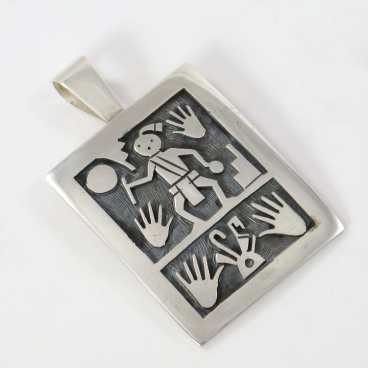 Hopi Overlay Pendant by Augustine Mowa II - Garland's