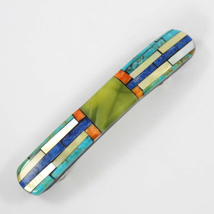 Inlay Barrette by Joe and Angie Reano - Garland's