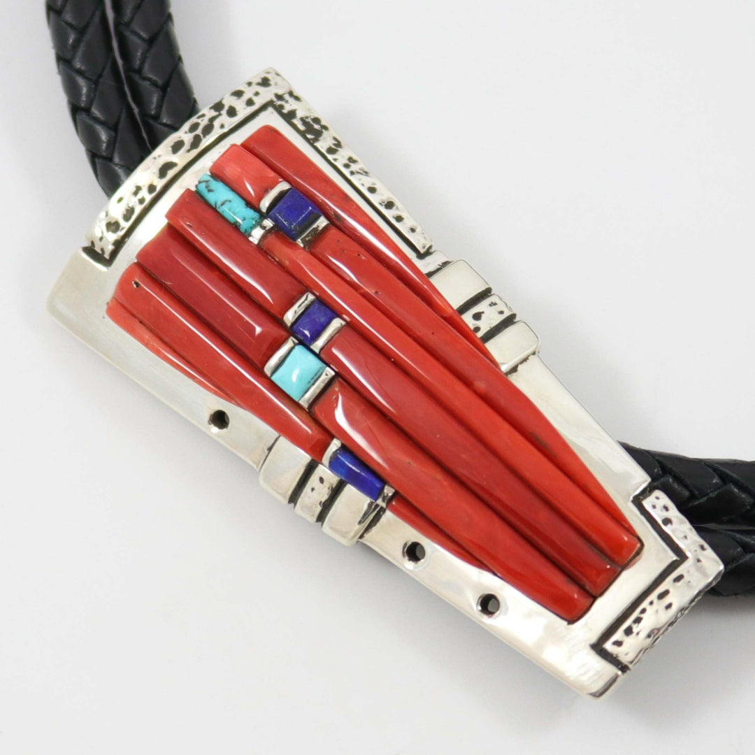 Inlay Bola Tie by Wes Willie - Garland's