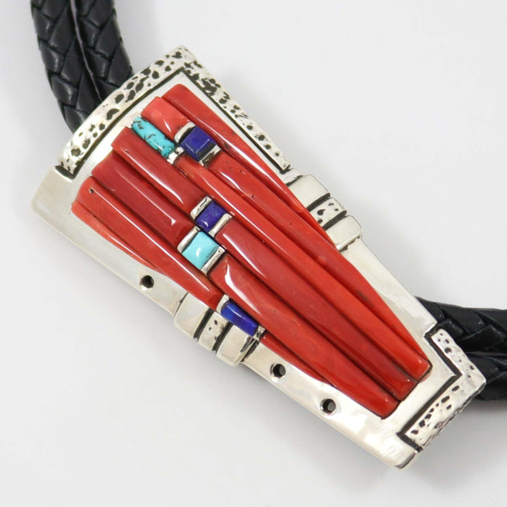 Inlay Bola Tie by Wes Willie - Garland's