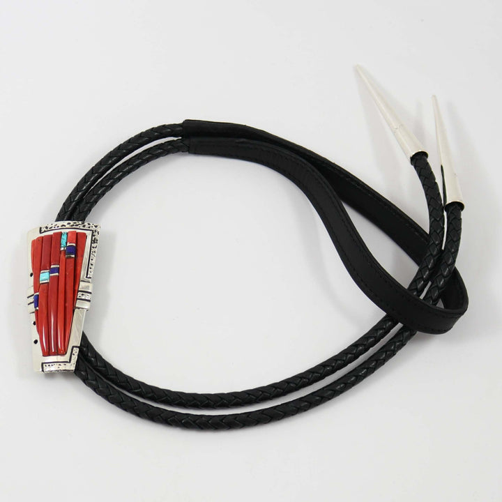 Inlay Bola Tie by Wes Willie - Garland's