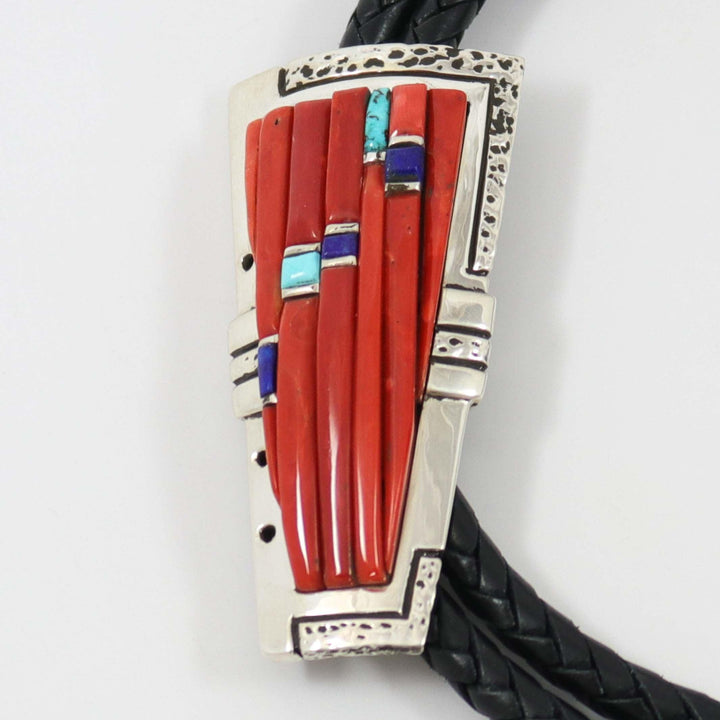Inlay Bola Tie by Wes Willie - Garland's
