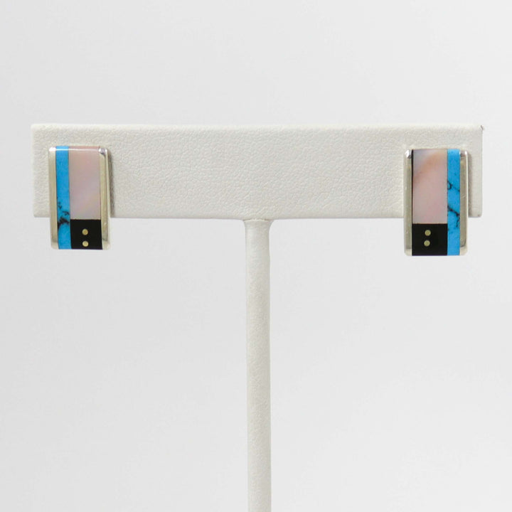 Inlay Earrings by Jimmy Poyer - Garland's