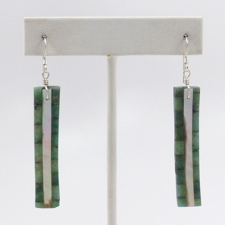 Inlay Earrings by Nick and Me-Wee Rosetta - Garland's