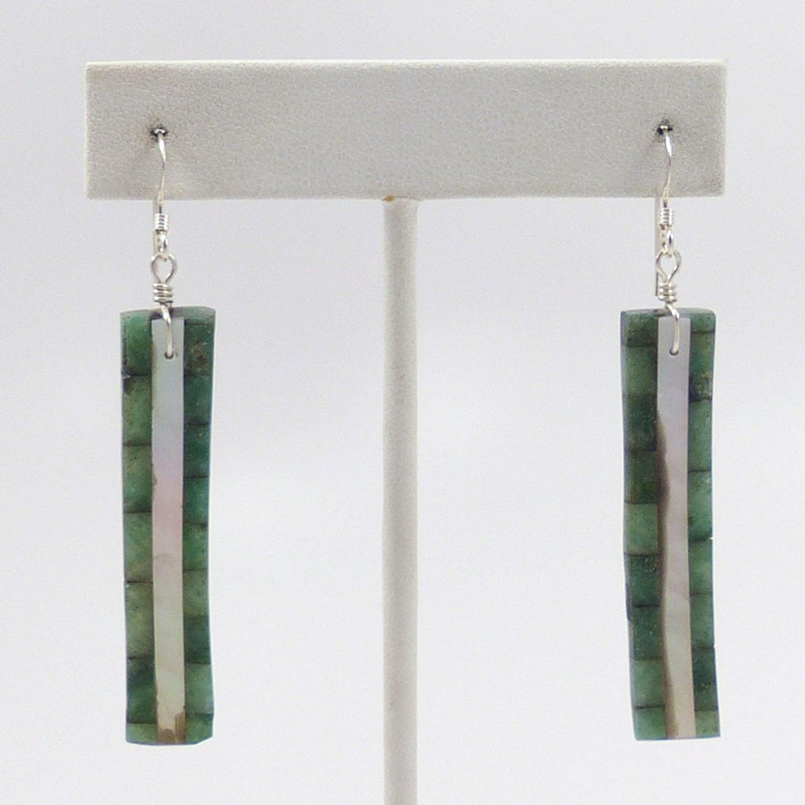 Inlay Earrings by Nick and Me-Wee Rosetta - Garland's