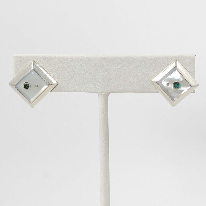 Inlay Earrings by Veronica Benally - Garland's