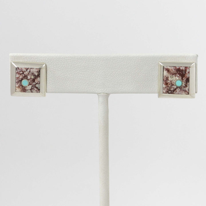 Inlay Earrings by Veronica Benally - Garland's