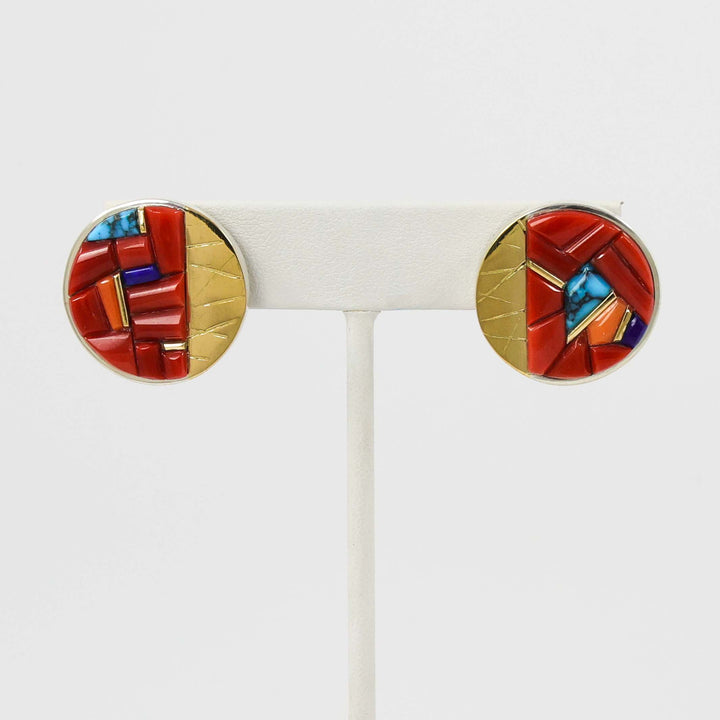 Inlay Earrings by Wes Willie - Garland's