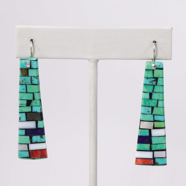 Inlay Shell Earrings by Charlene Reano - Garland's
