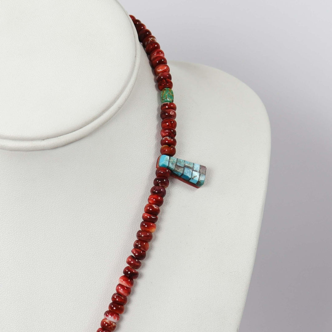 Inlay Shell Necklace by Charlene Reano - Garland's