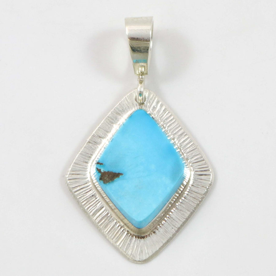 Ithaca Peak Turquoise Pendant by Duane Maktima - Garland's