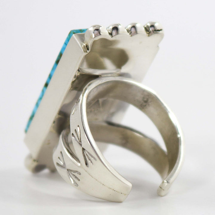 Ithaca Peak Turquoise Ring by Bryon Yellowhorse - Garland's