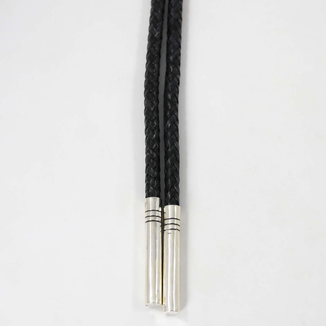 Kingman Turquoise Bola Tie by Charlie John - Garland's