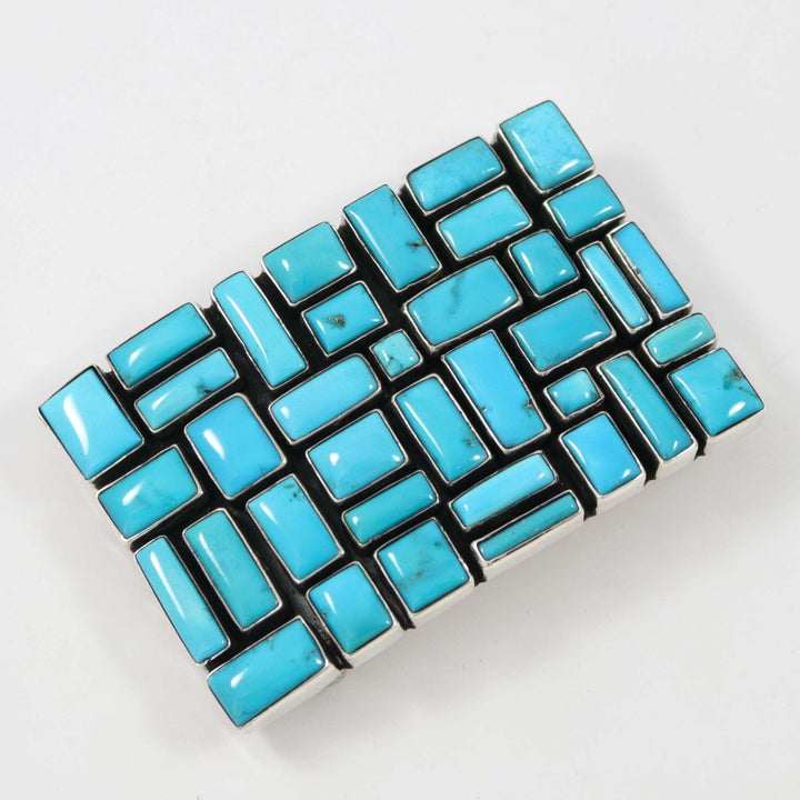 Kingman Turquoise Buckle by Dee Nez - Garland's