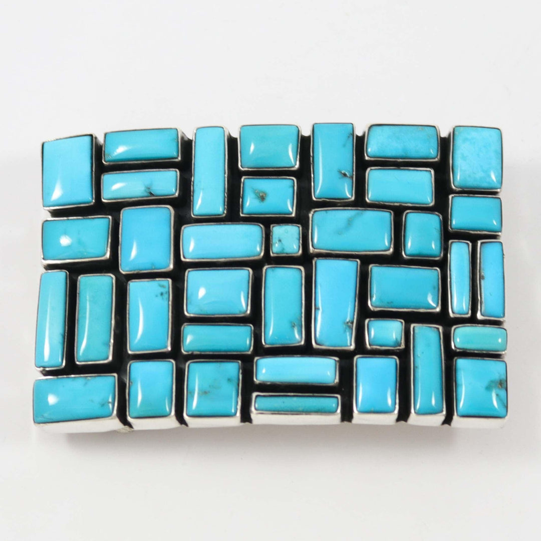 Kingman Turquoise Buckle by Dee Nez - Garland's