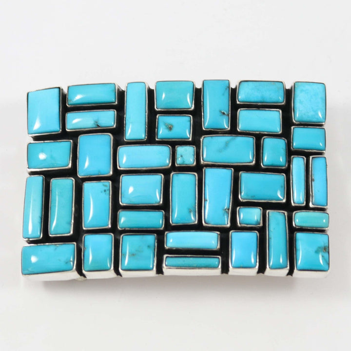Kingman Turquoise Buckle by Dee Nez - Garland's