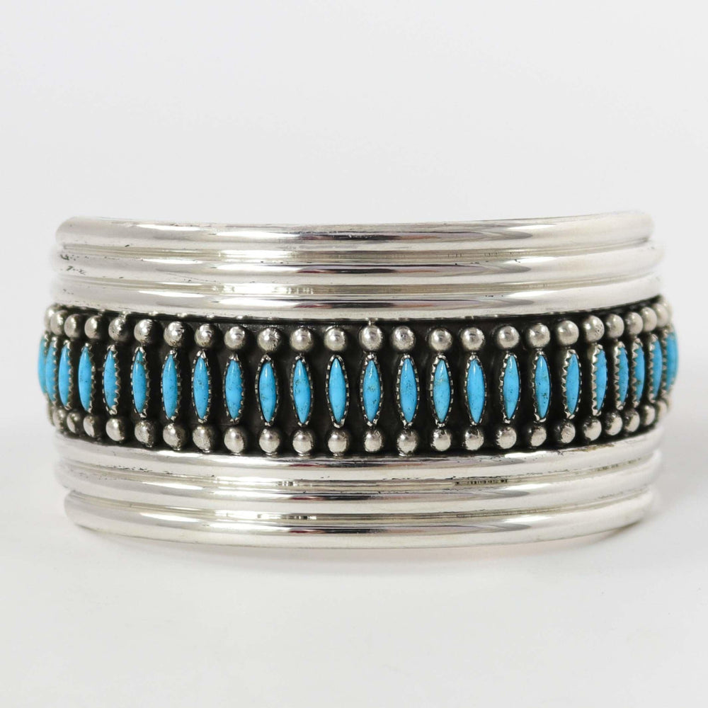 Kingman Turquoise Cuff by Billy Betoney - Garland's