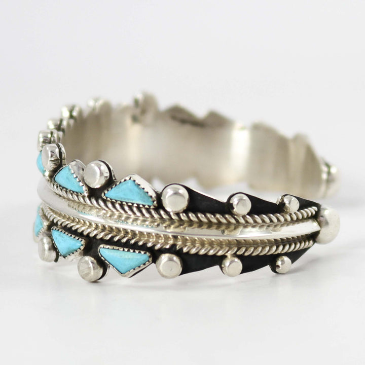 Kingman Turquoise Cuff by Billy Betoney - Garland's