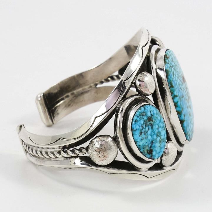 Kingman Turquoise Cuff by Clarissa and Vernon Hale - Garland's