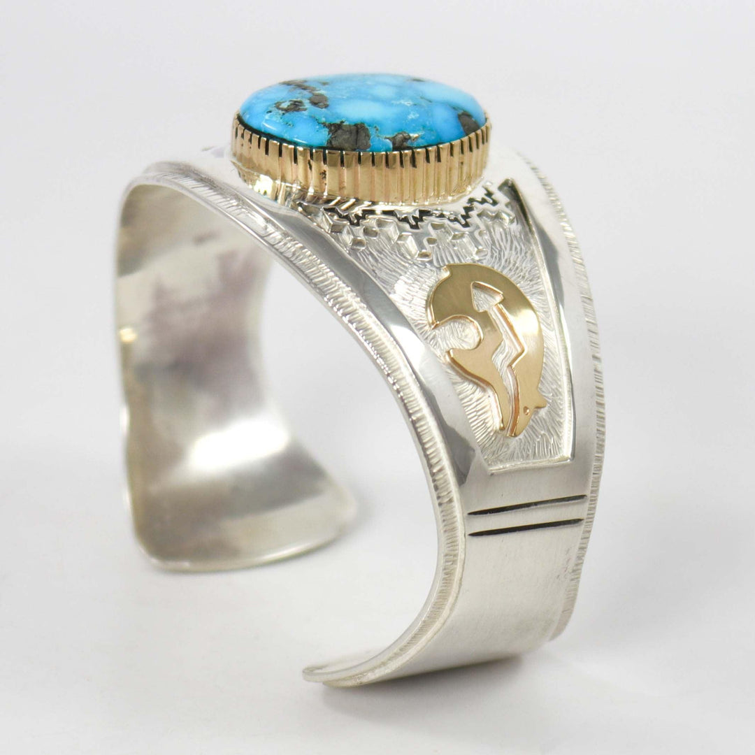 Kingman Turquoise Cuff by Dina Huntinghorse - Garland's