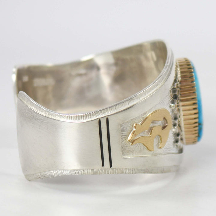 Kingman Turquoise Cuff by Dina Huntinghorse - Garland's