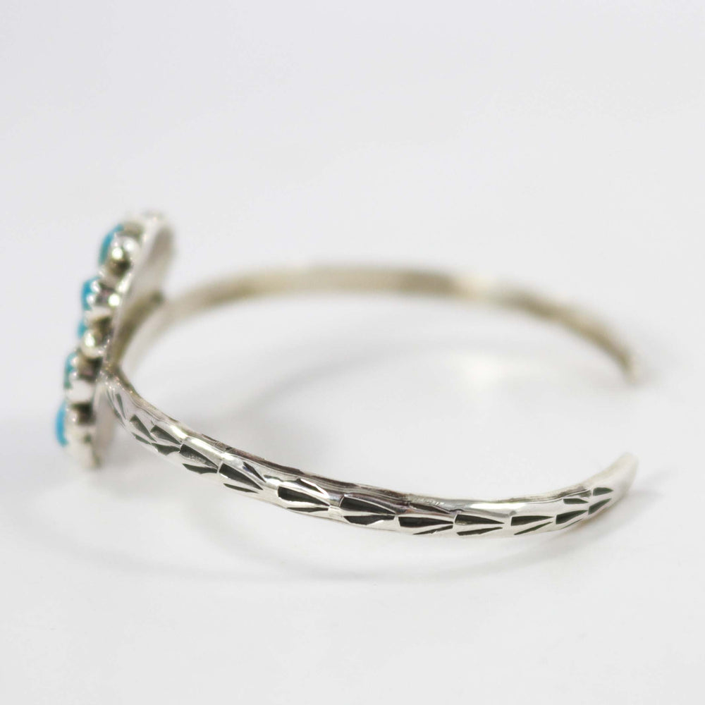 Kingman Turquoise Cuff by Fannie Begay - Garland's
