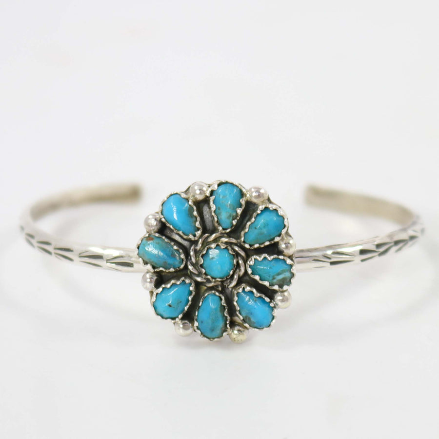Kingman Turquoise Cuff by Fannie Begay - Garland's
