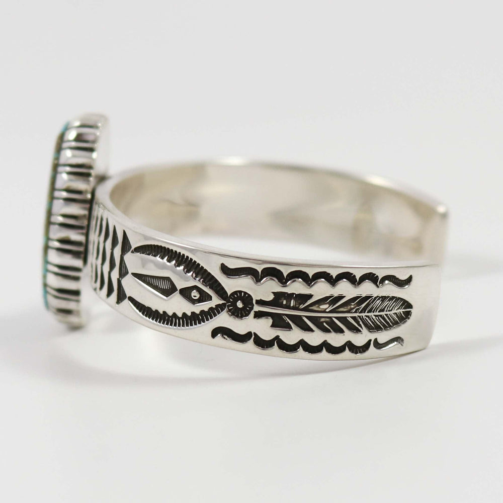 Kingman Turquoise Cuff by Rydel Curtis - Garland's