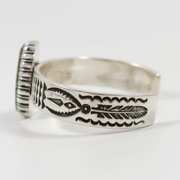 Kingman Turquoise Cuff by Rydel Curtis - Garland's
