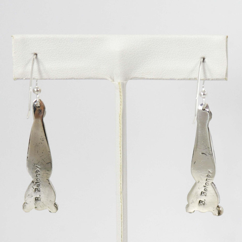 Kingman Turquoise Earrings by Billy Betoney - Garland's