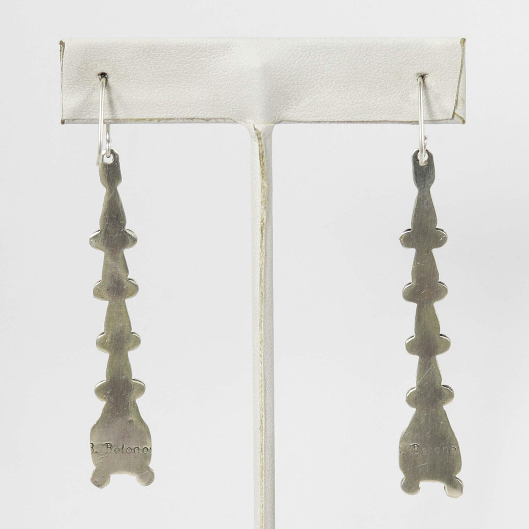 Kingman Turquoise Earrings by Billy Betoney - Garland's