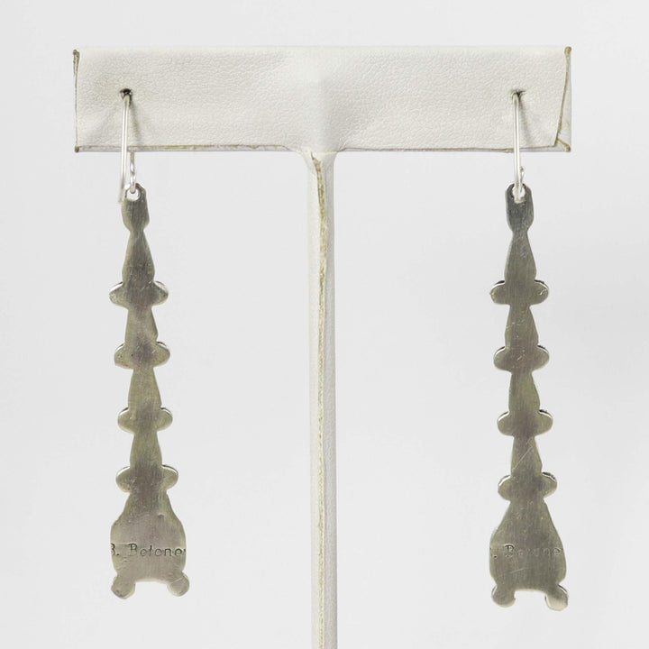 Kingman Turquoise Earrings by Billy Betoney - Garland's