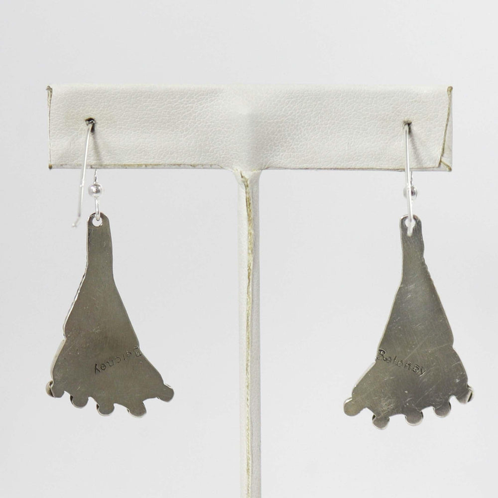 Kingman Turquoise Earrings by Billy Betoney - Garland's