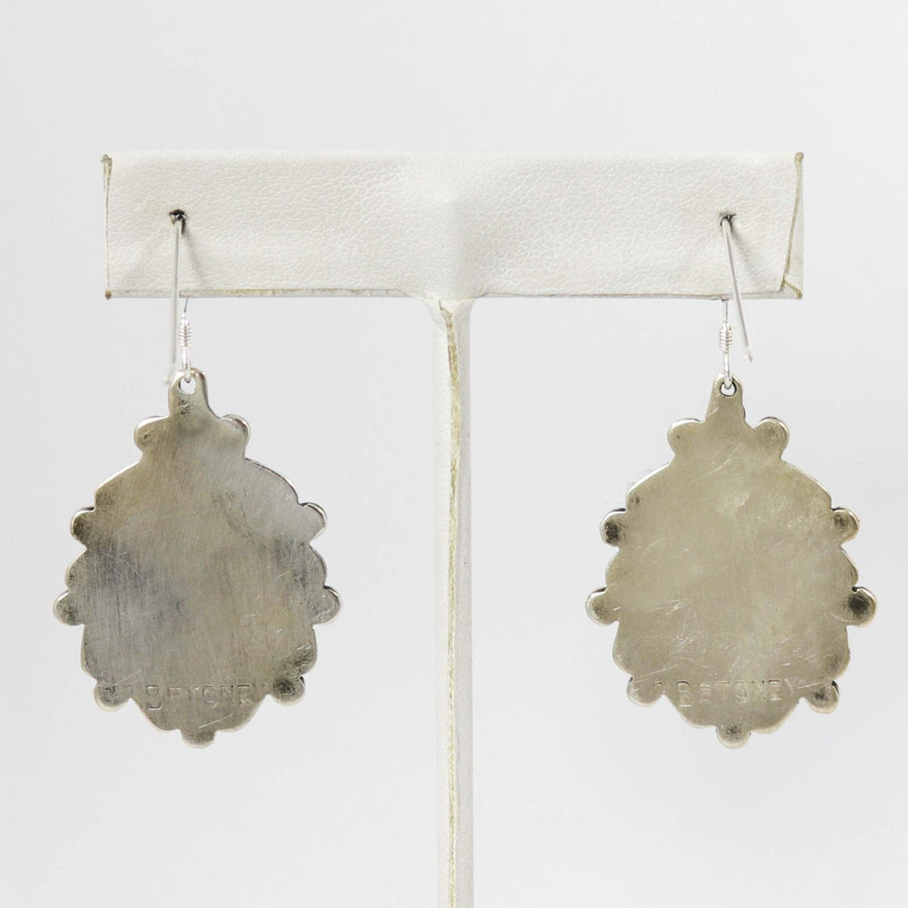 Kingman Turquoise Earrings by Billy Betoney - Garland's