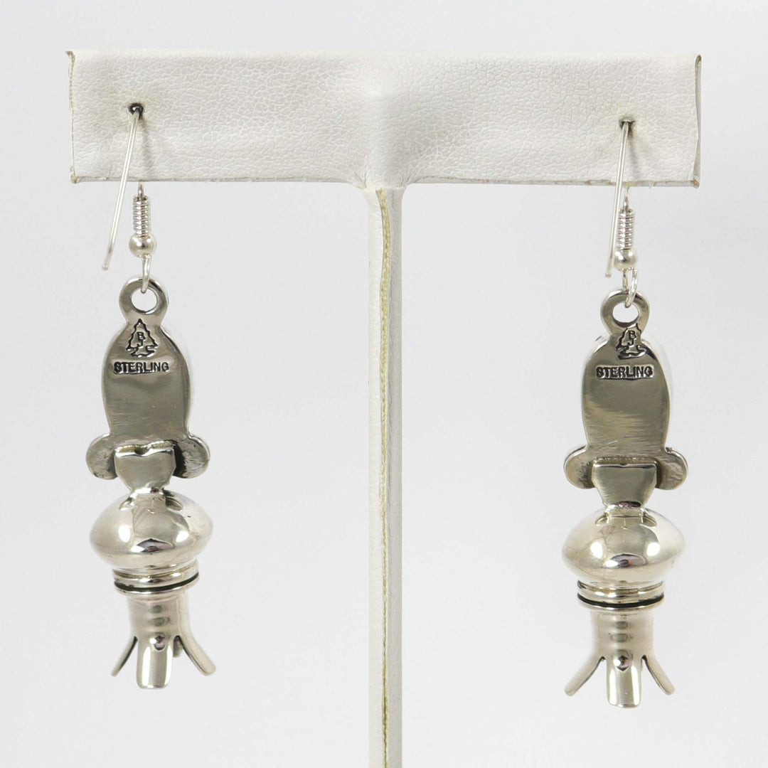 Kingman Turquoise Earrings by Bryan Joe - Garland's