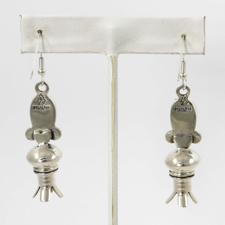 Kingman Turquoise Earrings by Bryan Joe - Garland's