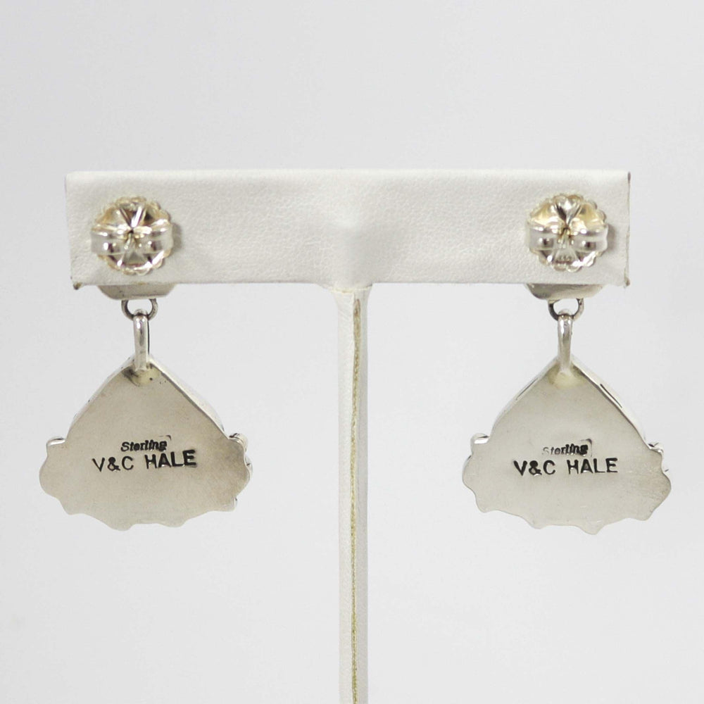 Kingman Turquoise Earrings by Clarissa and Vernon Hale - Garland's