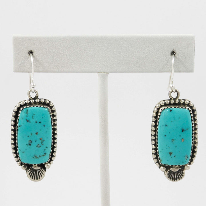Kingman Turquoise Earrings by Jeanette Dale - Garland's