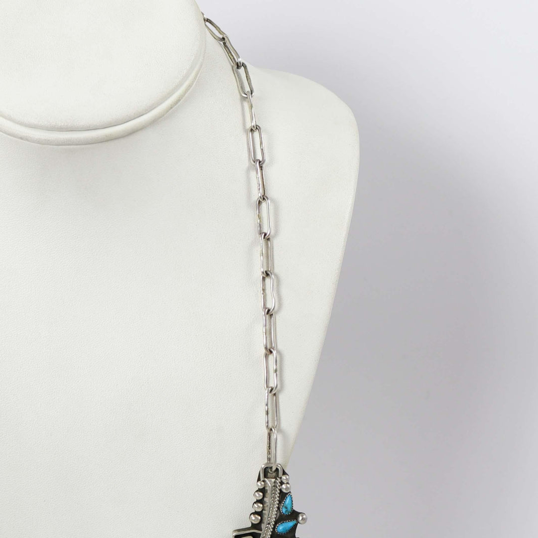Kingman Turquoise Necklace by Billy Betoney - Garland's