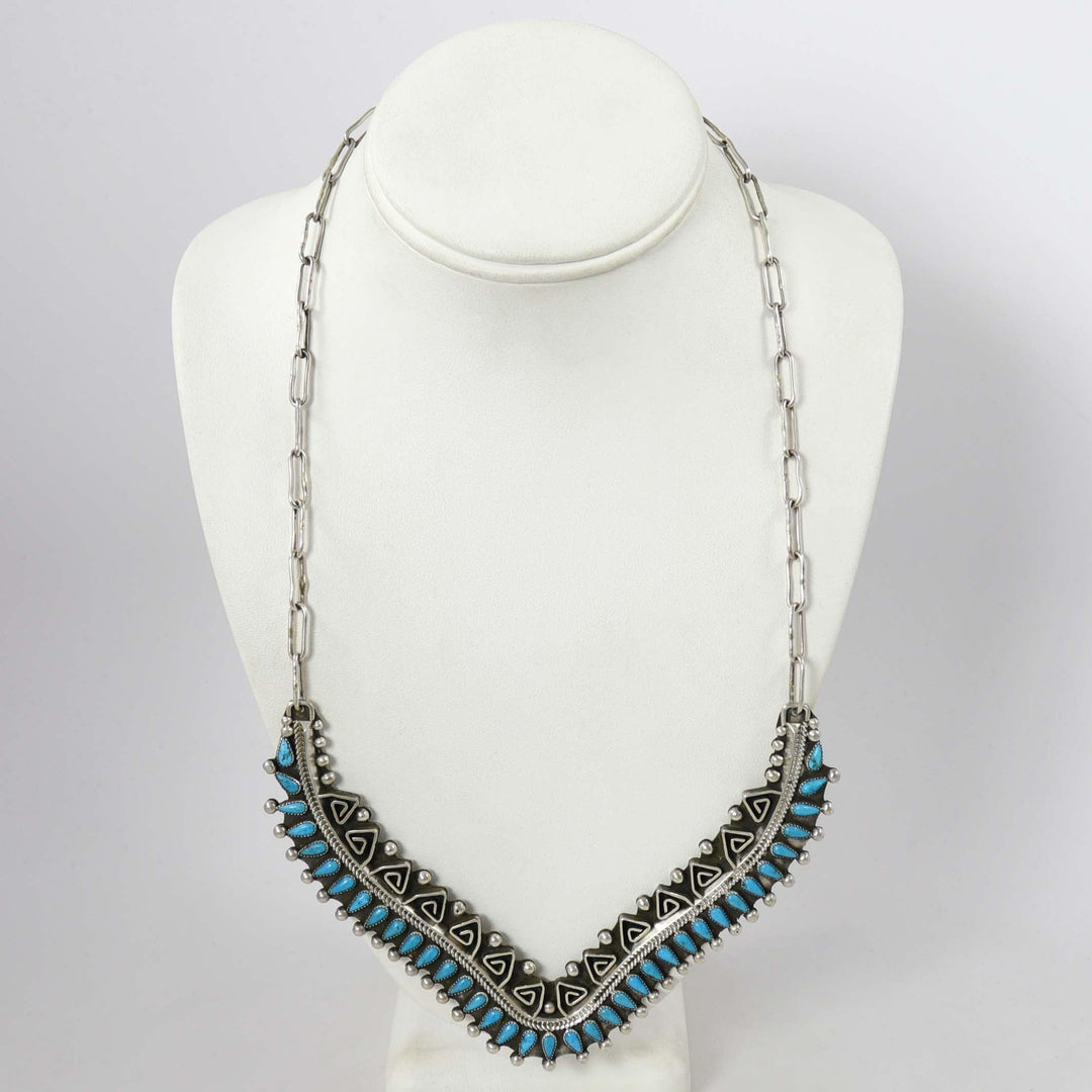 Kingman Turquoise Necklace by Billy Betoney - Garland's