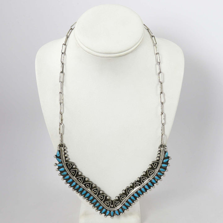 Kingman Turquoise Necklace by Billy Betoney - Garland's