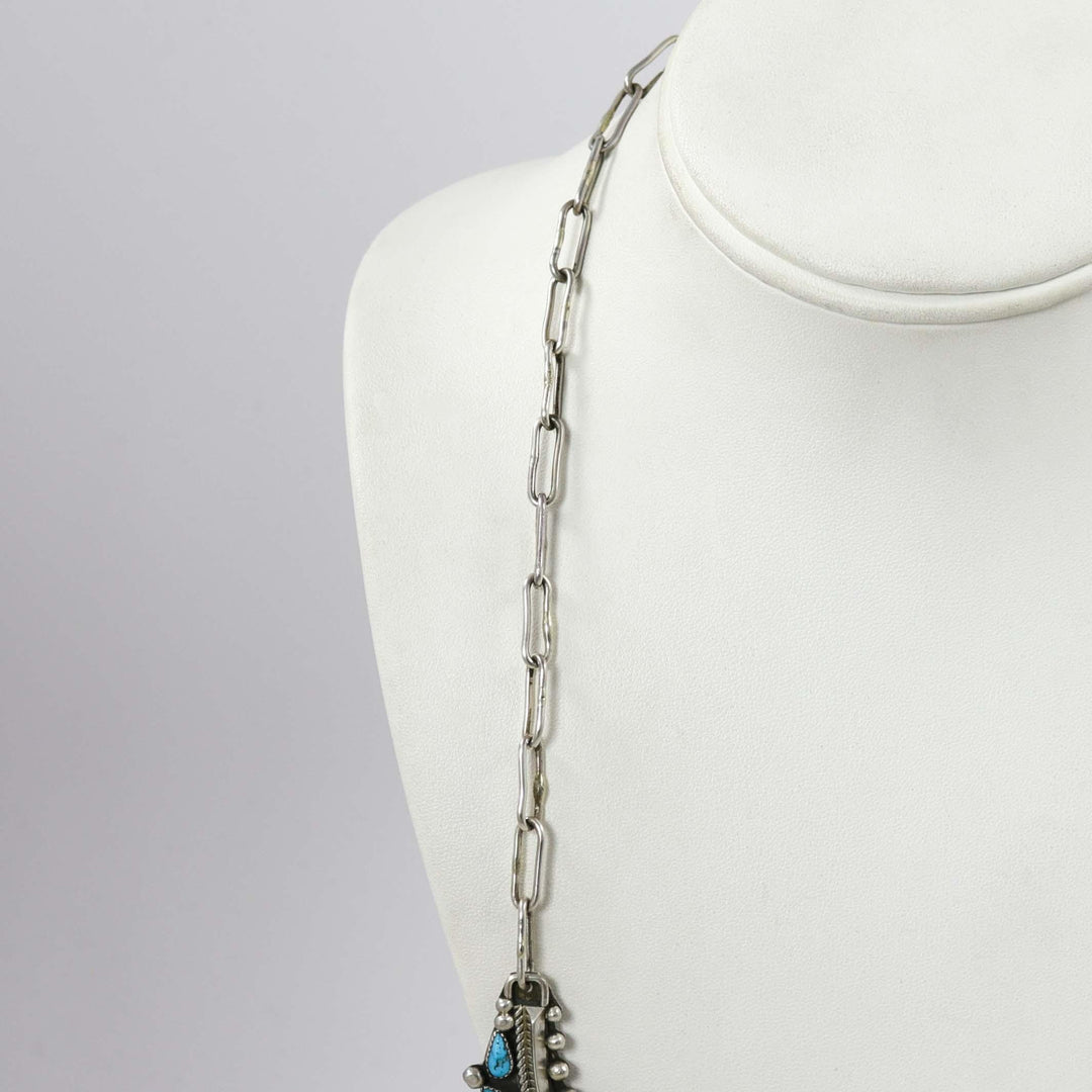 Kingman Turquoise Necklace by Billy Betoney - Garland's
