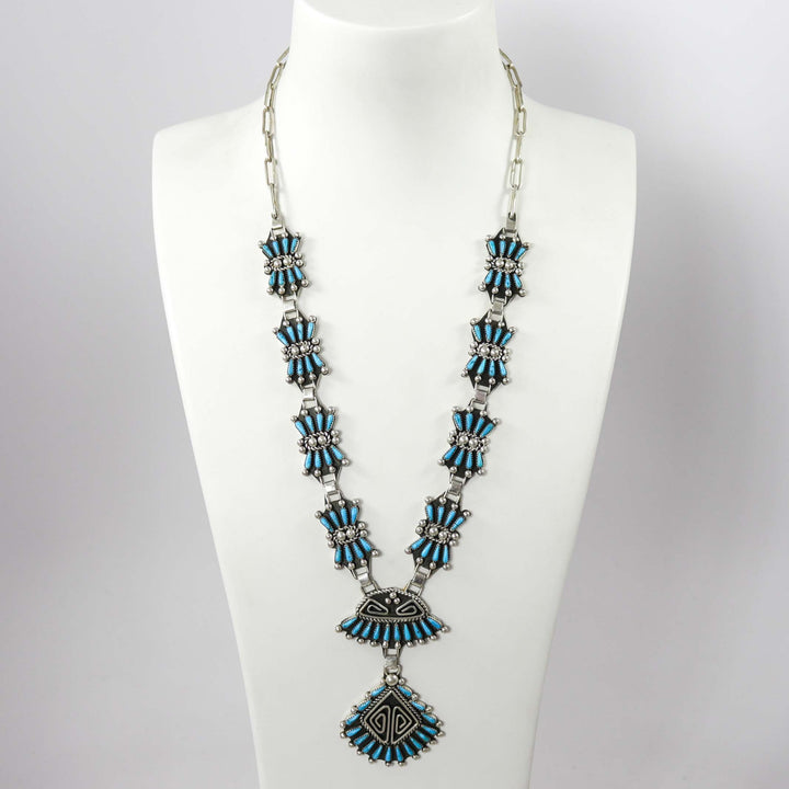 Kingman Turquoise Necklace by Billy Betoney - Garland's