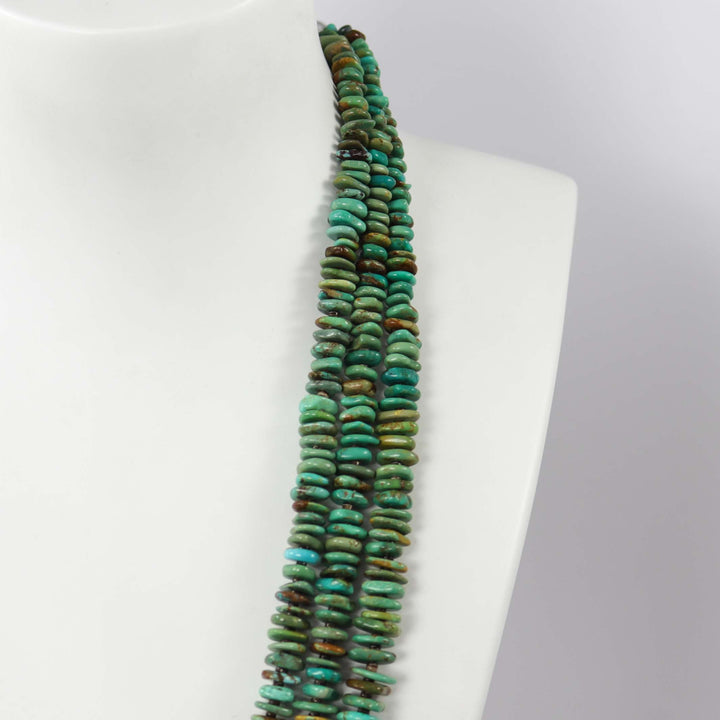 Kingman Turquoise Necklace by Joe and Angie Reano - Garland's