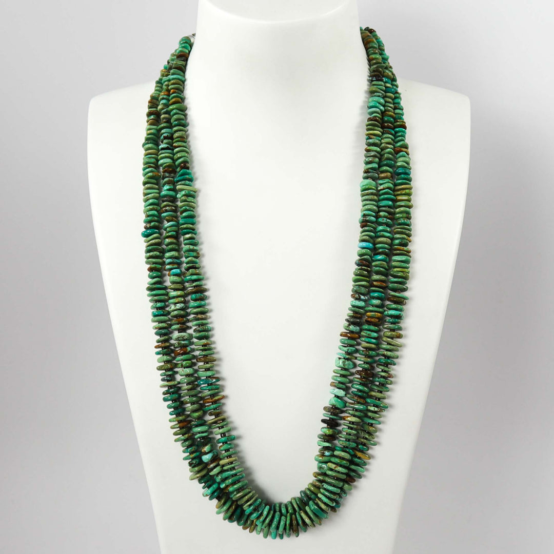 Kingman Turquoise Necklace by Joe and Angie Reano - Garland's