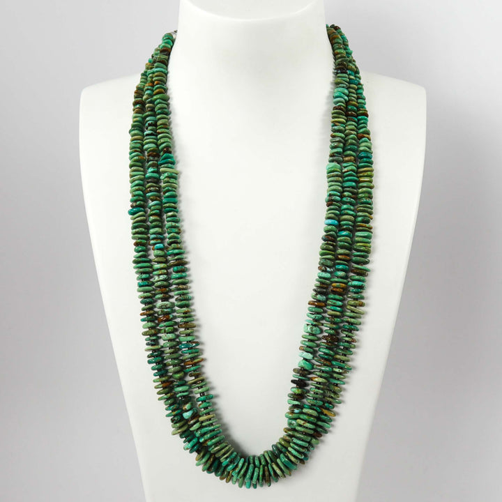 Kingman Turquoise Necklace by Joe and Angie Reano - Garland's